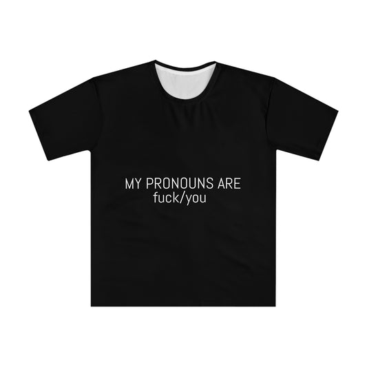 Provocative Statement T‑Shirt — "My Pronouns Are Fuck/You" Graphic Tee